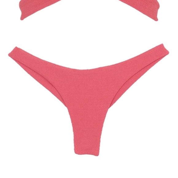 New ViX solid pink Brazilian bikini bottom - Picture 3 of 4